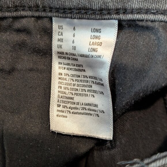 American Eagle Black High Rise Skinny Jeans - Picture 7 of 7